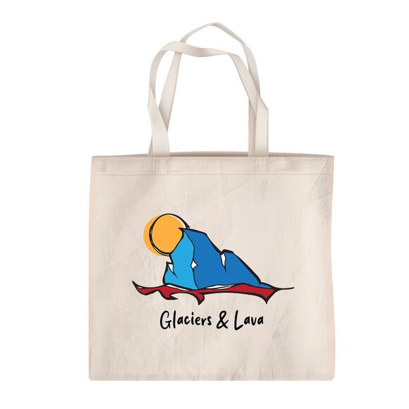 Glaciers & Lava Other - Glaciers & Lava Graffiti Logo Canvas Tote Bag